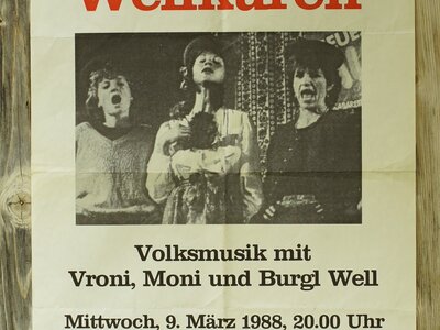Wellküren Plakat 1988